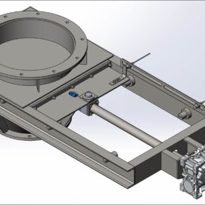 Затвор винтовой ЗВП-31-400-300-400-Ф